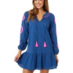 Lilly Pulitzer Blue and Pink Dress